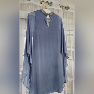 Xscape Periwinkle size 12 lovely dress